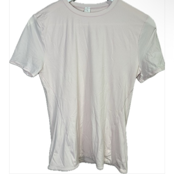 Lululemon Wundermost Ultra Soft Nulu Crewneck Shirt Size L in Pink Haze - Picture 2 of 7